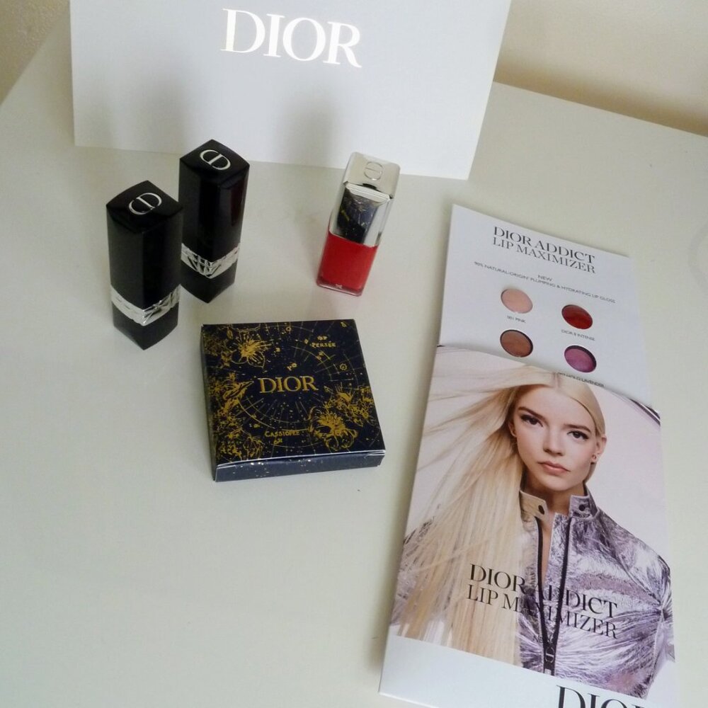 Brand New - Dior bespoke Gift set - lipstick, nail polish and Star decoration